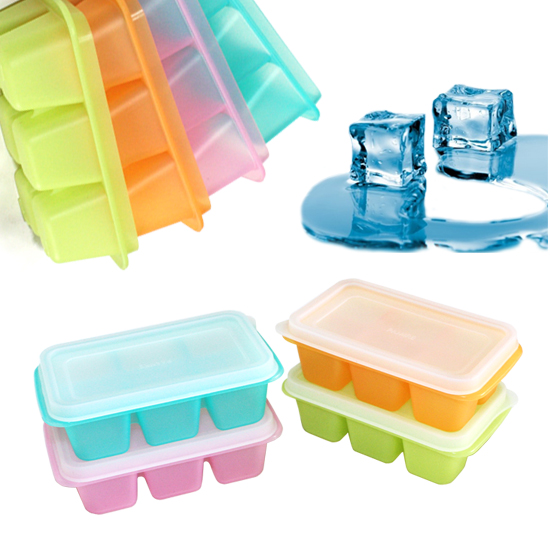 파미레 실리콘 아이스 얼음틀 2P, 투명오렌지+투명그린, 1개 5,900원