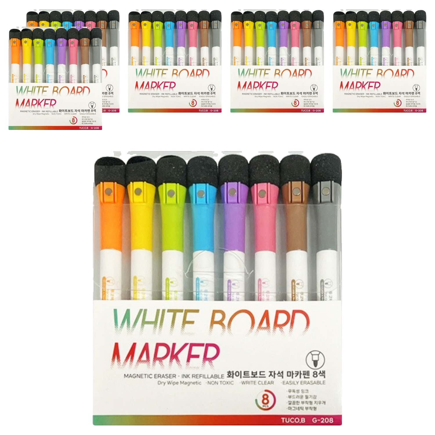 투코비 화이트보드 자석 마카펜 G-208 30,600원
