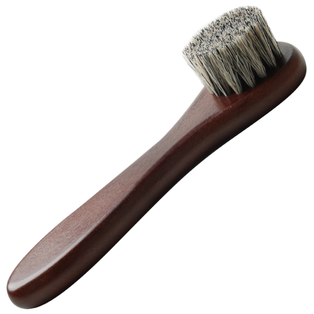 로모주 말털 브러쉬 손잡이형 구두솔 먼지제거, 브라운, 1개 5,900원