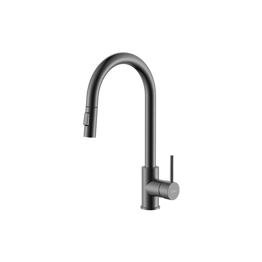 주방 인테리어 수전교체 루바인 셀럽 KC09B/H 블랙 헤어라인 싱크 수전 250,000원