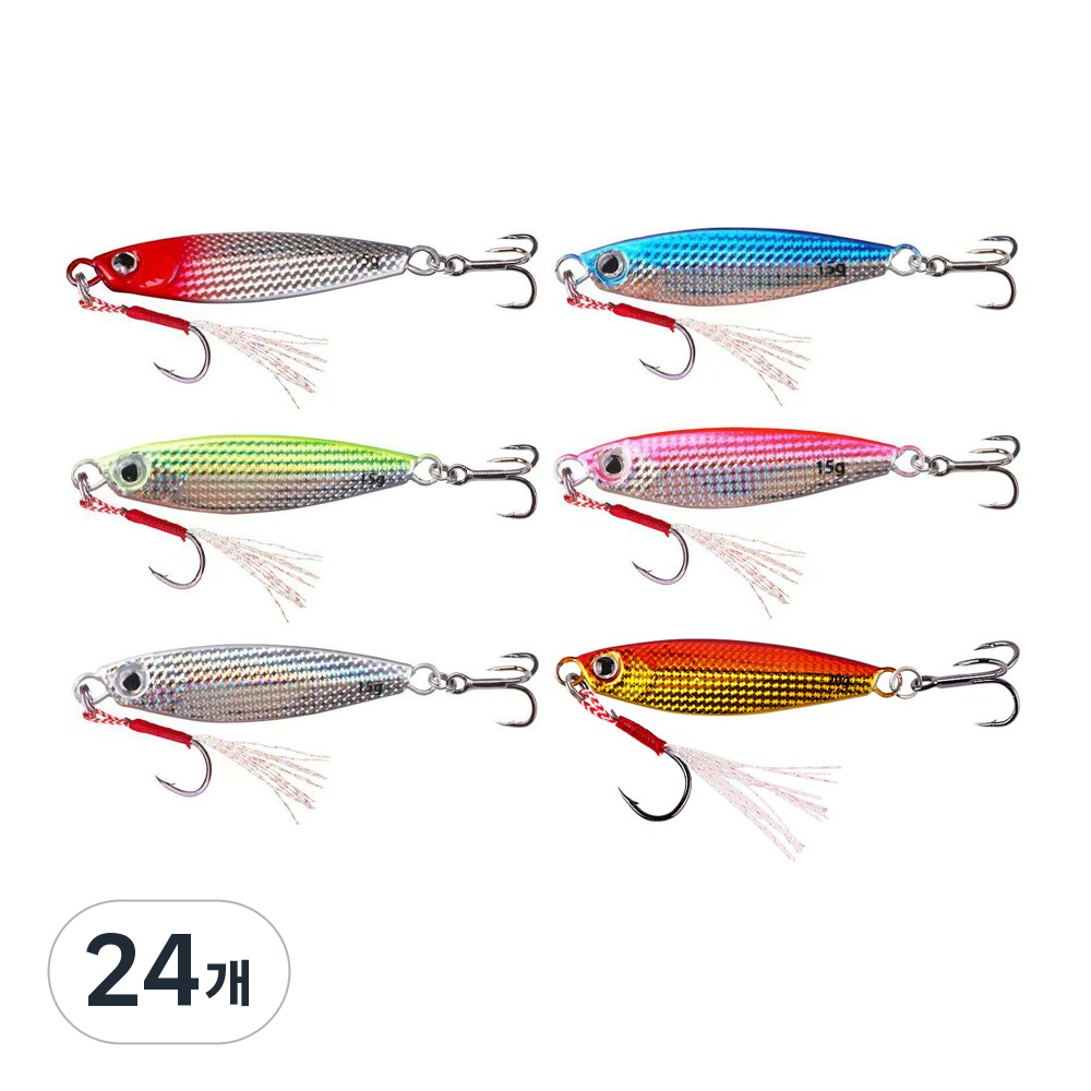 행운을파는낚시 프로모션 메탈지그 6개세트 25,000원