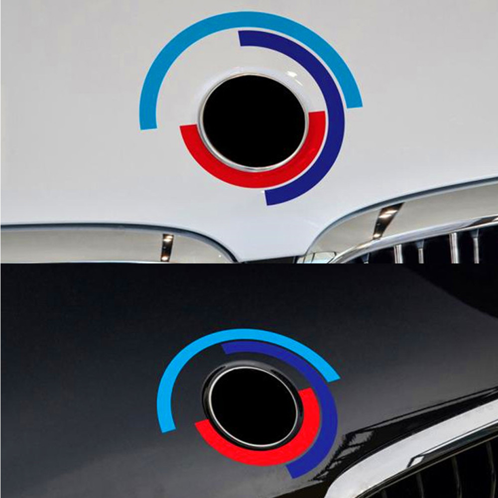 BMW 본넷 엠블럼 테두리 스티커 액세서리 G시리즈 50주년 데칼 카킹즈(호환) 8,400원