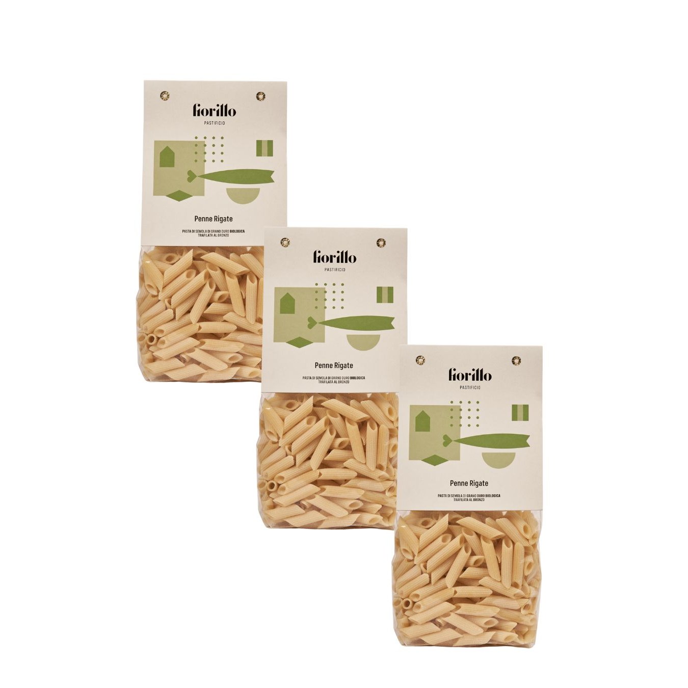 파스티피치오 피오릴로 펜네 리가테 파스타 이탈리아 유기농 듀럼밀 세몰리나 Penne Rigate Pasta,Pastificio Fiorillo, 500g, 3개 75,000원