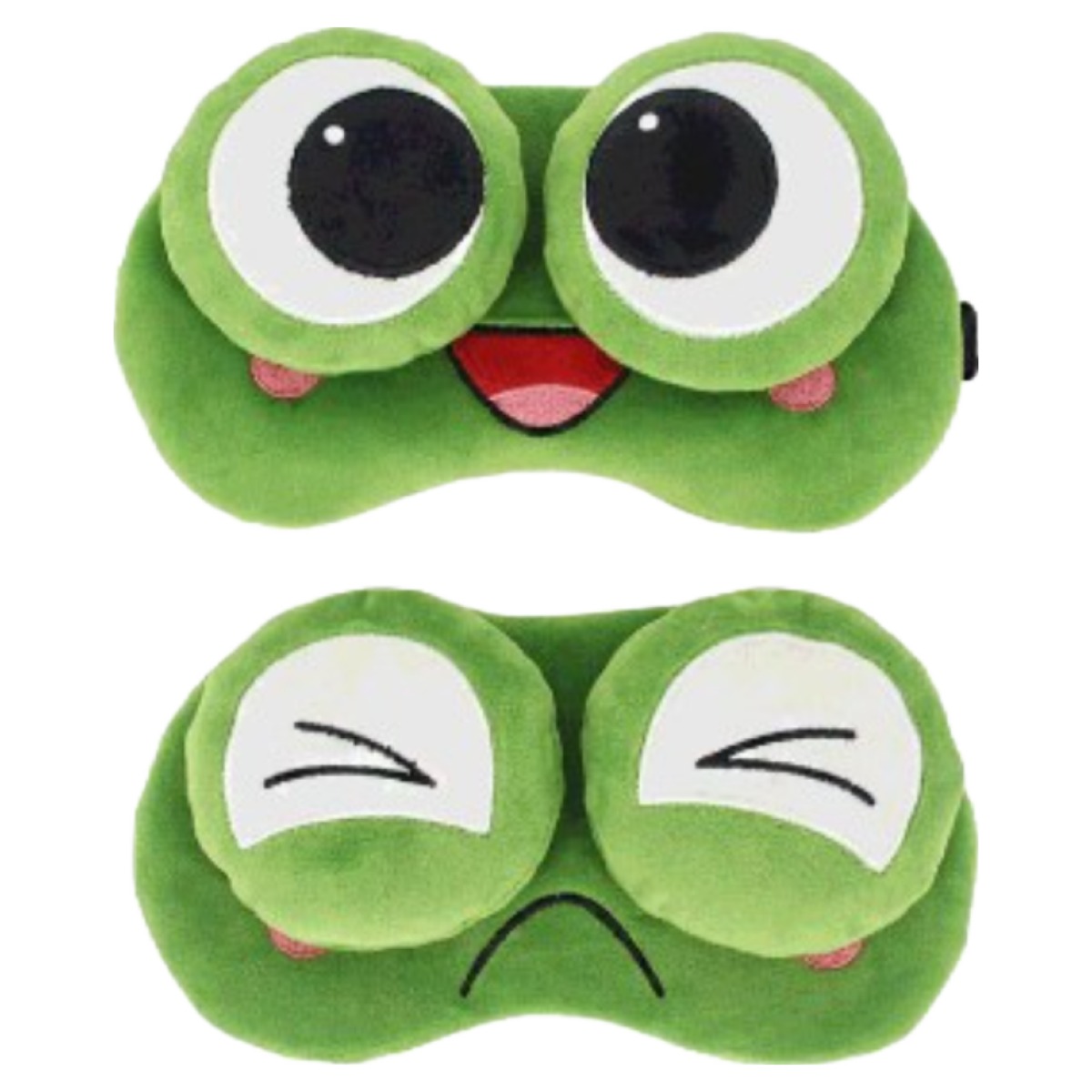 [2개 1세트] 앨오앤지 캐릭터 암막 프리미엄 개구리 온열팩 수면 안대 12,400원
