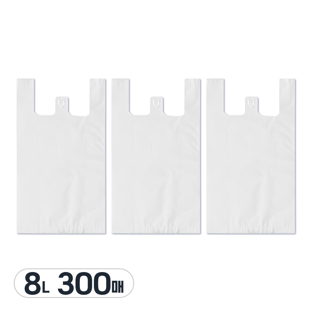 신광 비닐봉투 마트 봉지 L 40x46cm 백색, 300개 9,900원