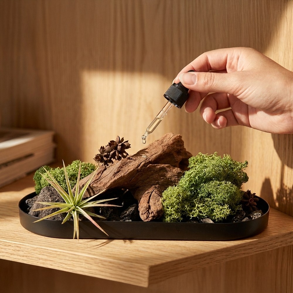 지센트 아로마 테라리움 스톤 디퓨저 10ml 세트, 1개, 프리지아 블랑쉬 24,800원