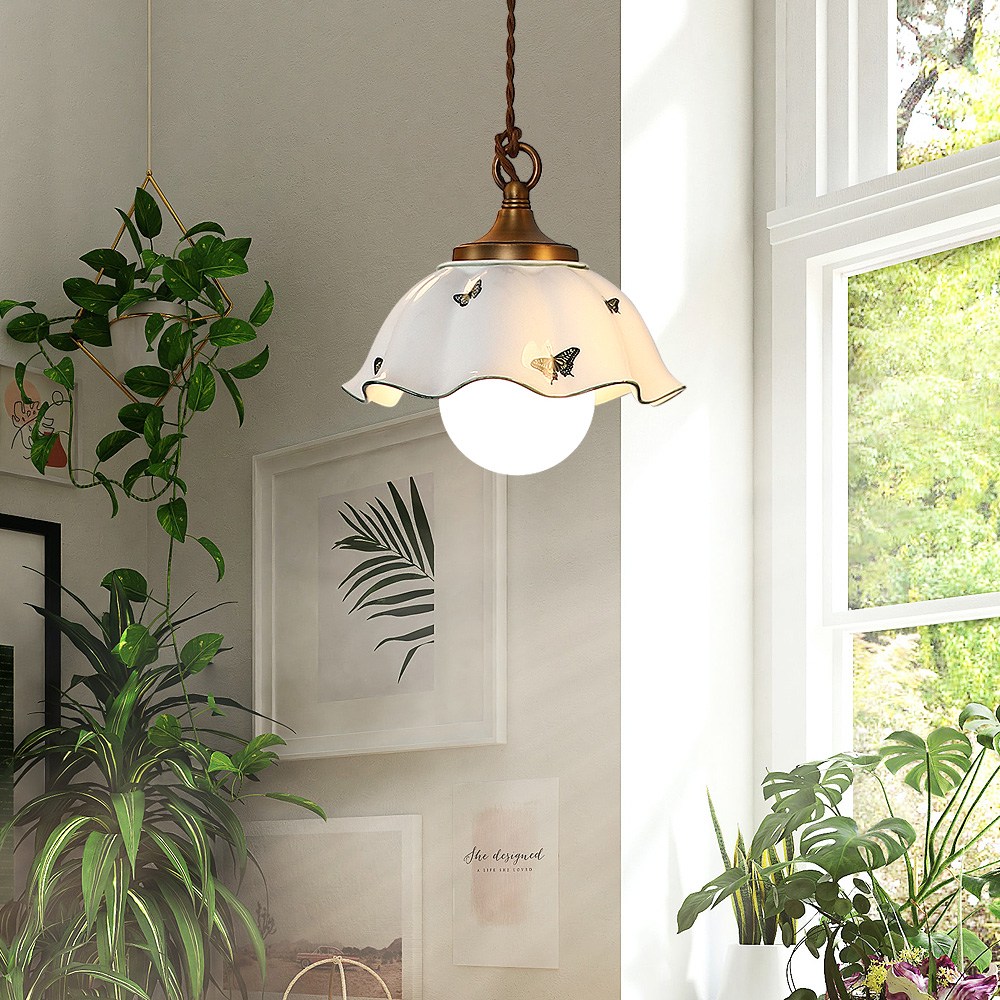 나비도자기 1등 2등 3등 펜던트 LED 식탁등 북유럽 포인트 인테리어 조명 76,800원