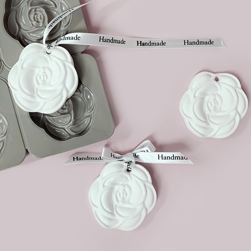 [아로마케이] 타블렛 로즈 4구 실리콘 몰드 비누 석고 몰드 4,950원