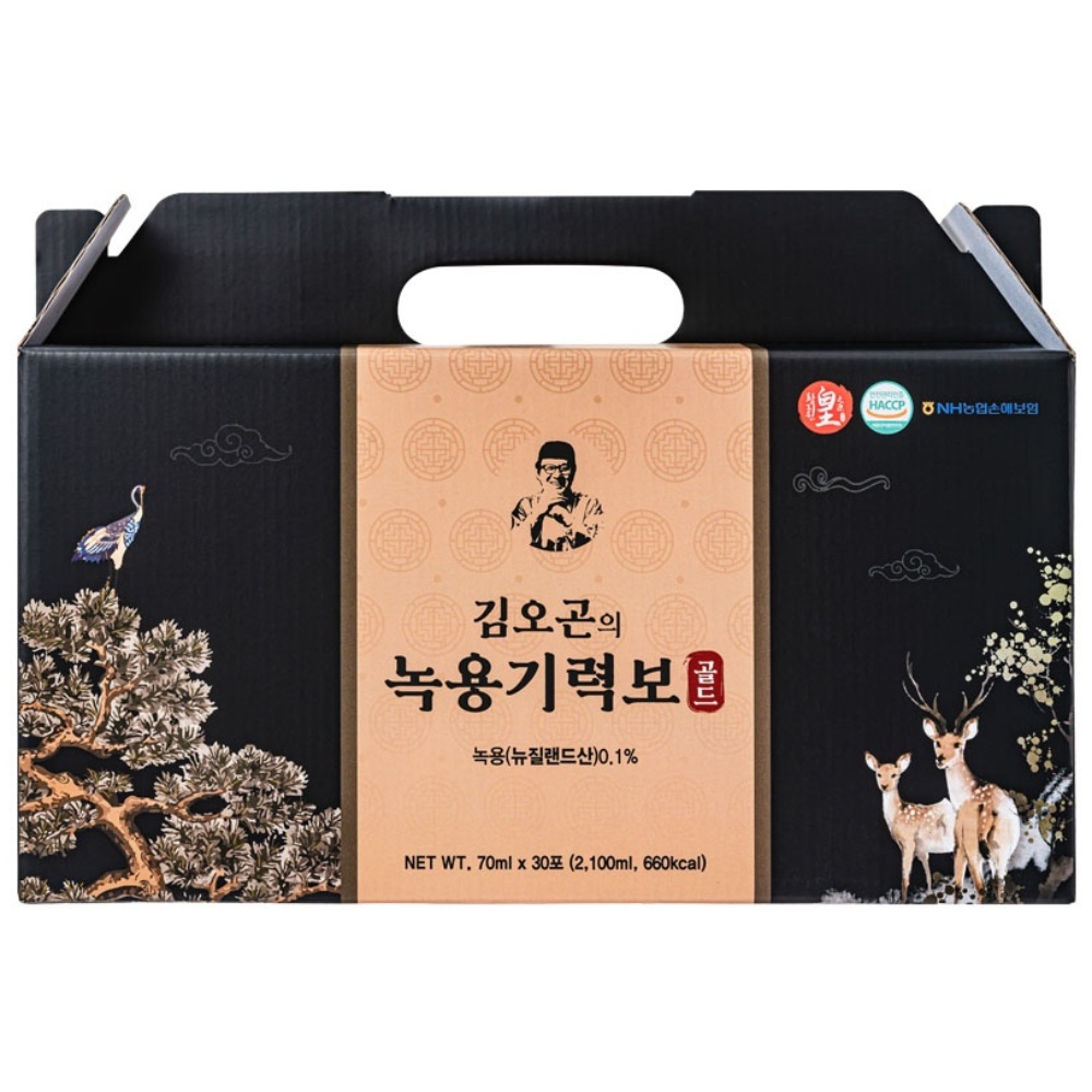 [김오곤의 녹용기력보] 원기회복 십전대보 한약재 진액, 30개, 70ml 29,900원