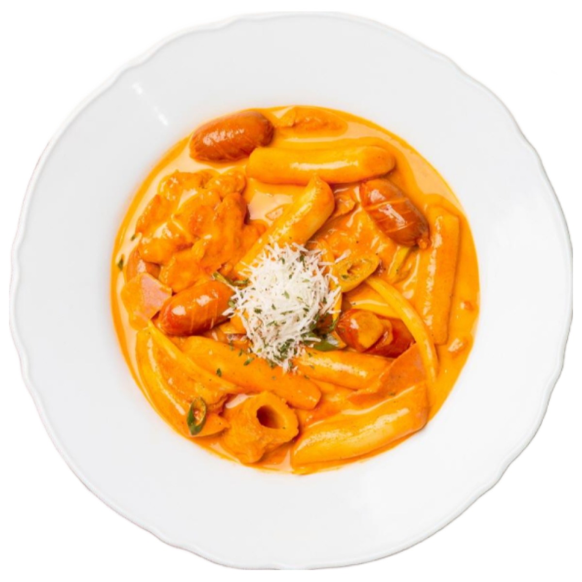 [2인분] 친구들 로제떡볶이 맵기 4종 (소시지와 어묵이 듬~뿍) 19,000원