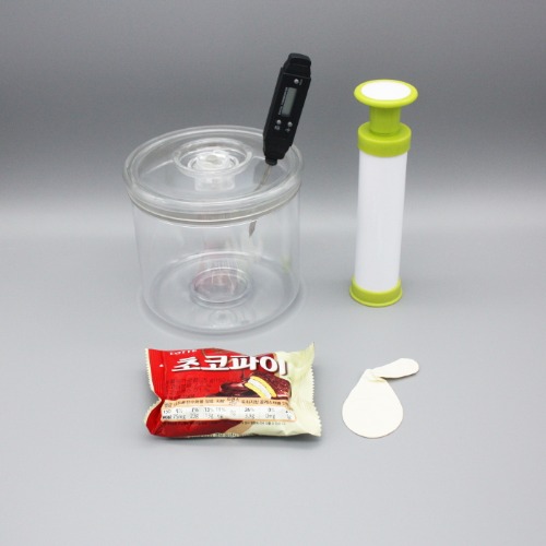 디지털온도계 부착 진공실험장치 35,000원