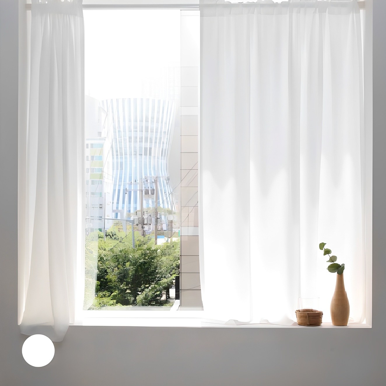 윈도우드레스 차르르 쉬폰 가리개커튼 2p 26,920원
