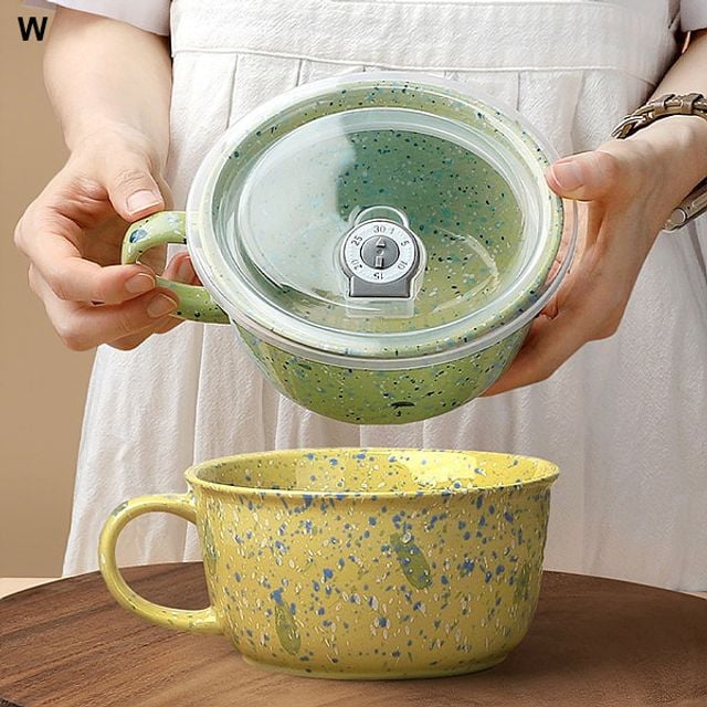 폴마르켄 스텔라 도자기 밀폐 뚜껑 라면기 (4COLOR) 16,920원