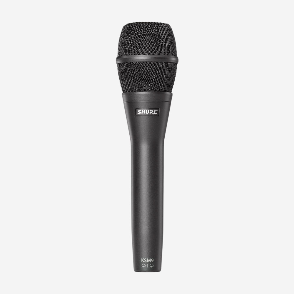 SHURE 슈어 KSM9/CG 보컬용 콘덴서 핸드 마이크 초지향성 단일지향성 겸용 진회색 1,100,000원