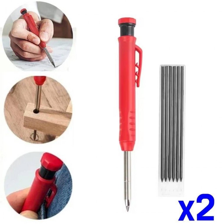 ToB 산업용샤프 목공용펜 건축현장 펜슬 포켓홀더샤프x2개, 상세페이지 참조 65,540원