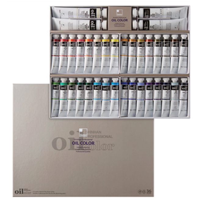 신한화구 전문가용 유화물감 세트 107,000원