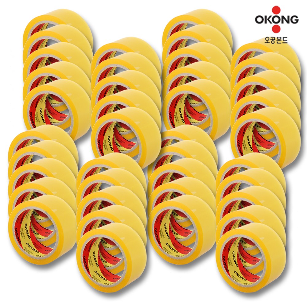 오공본드 국내산 40M 투명테이프 중포장65mic 36,800원