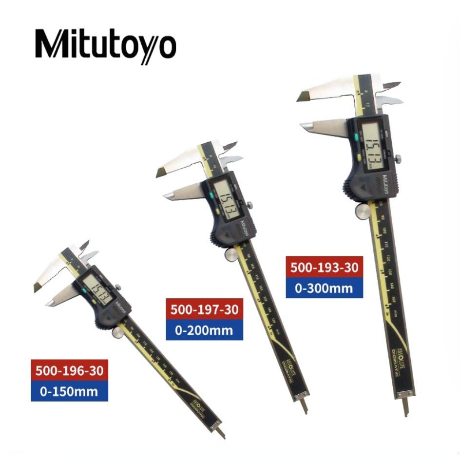 미스토요 Mitutoyo 미쓰도요 전문가용 고정밀 스텐 디지털 버니어 캘리퍼스,500-196-30  측정범위 0-150mm 1개 34,800원