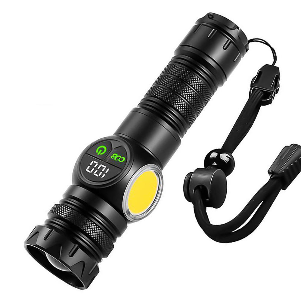 DDJJ 초강력 led 손전등 고휘도 후레쉬 밝기 조절 5000mAh 충전식 자석렌턴 25,900원