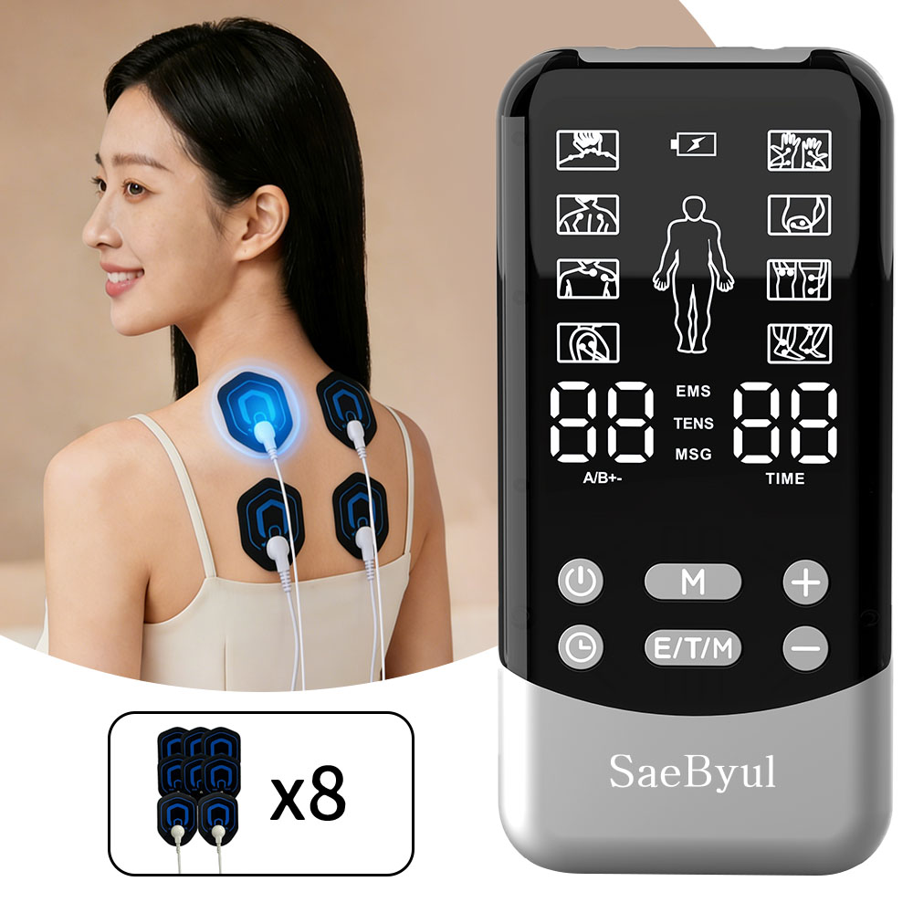 SaeByul 듀얼 저주파 마사지기 EMS/TENS/MSG 전신 마사지 안마기 겔패드 18,900원