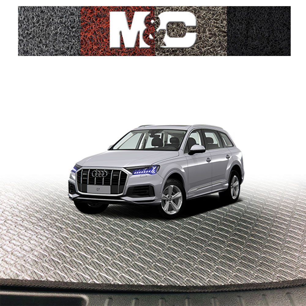 2020~2024 아우디 Q7 카본/코일 트렁크매트, 코일형-블랙 65,000원