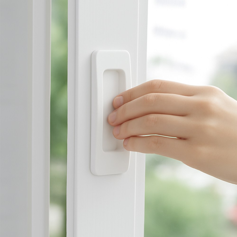 픽커리 무타공 접착식 베란다 샷시 유리 창문 손잡이 5,200원