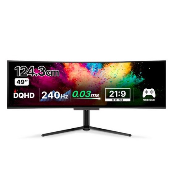 한성컴퓨터 DQHD 리얼 240 울트라와이드 게이밍 모니터 1,570,100원