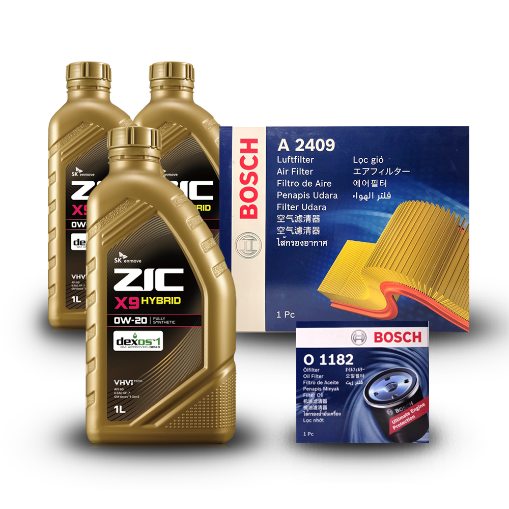 쏘나타 하이브리드 (YF) 2.0 가솔린 엔진오일세트 ZIC X9 HYBRID 0W20 52,300원