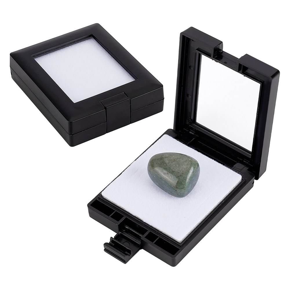 블랙 플라스틱 쥬얼리 보관 진열 창문 케이스 615x5x15cm 스펀지 내장 1개입, 블랙 14,260원