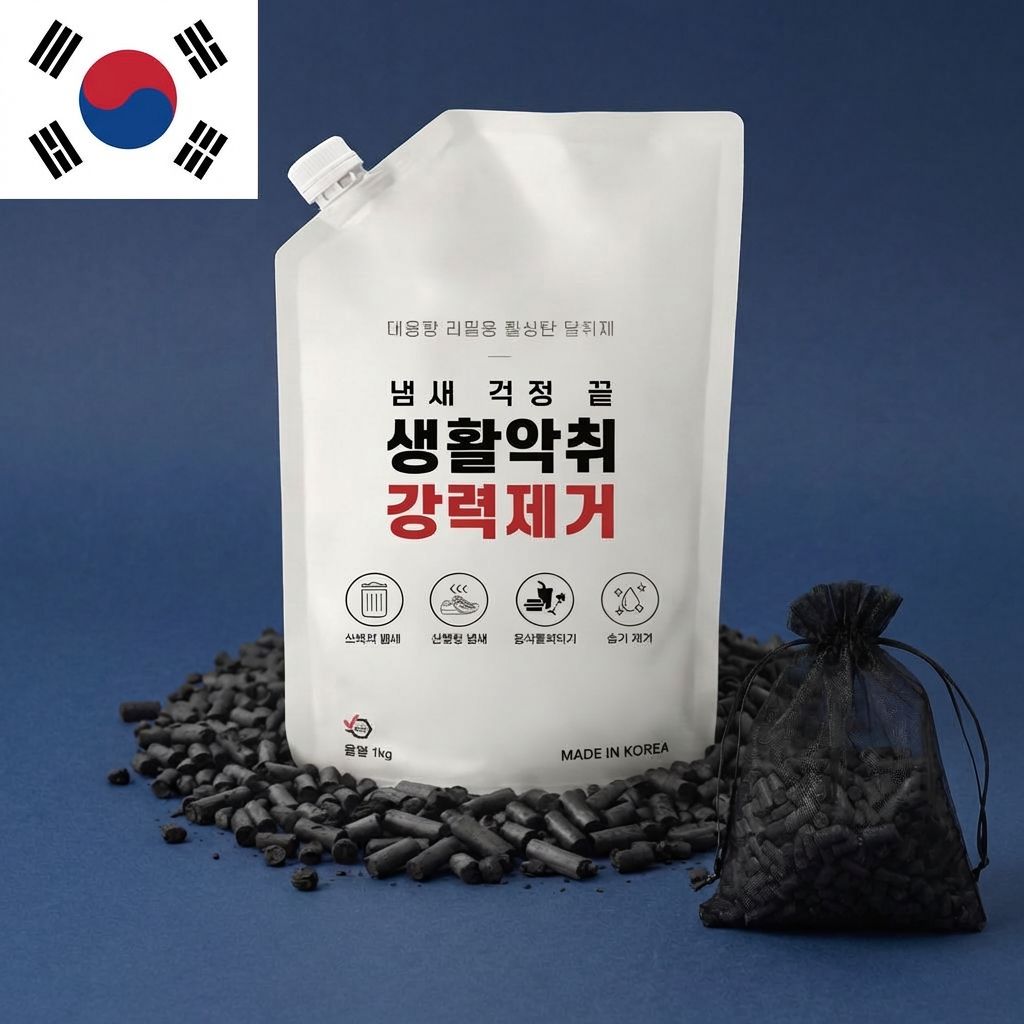 쉘퍼 음식물처리기 필터 활성탄 1kg 대용량 리필 교체 14,900원