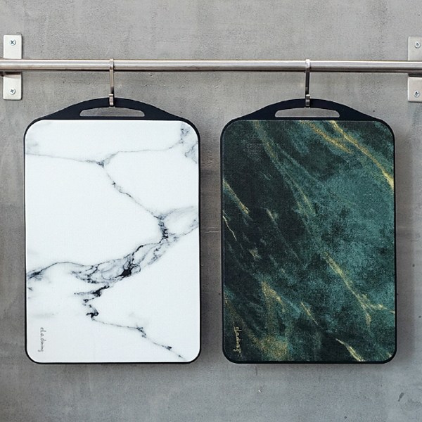 엘라다이닝 칼집에 강한 양면 TPU 도마, 1개, 마블 32,500원