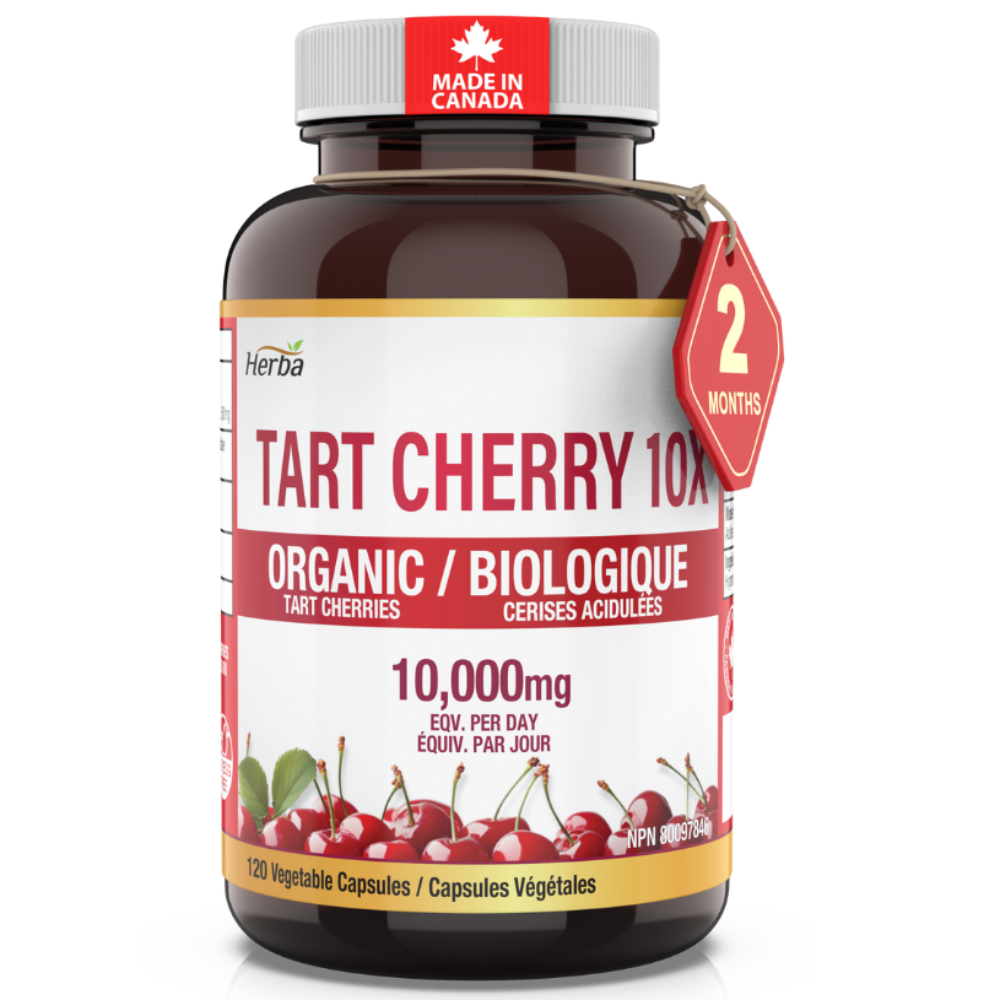 몽모랑시 타트체리 120캡슐 5000mg 10배 농축 Tart cherry 허바 캐나다, 120정, 1개 42,000원