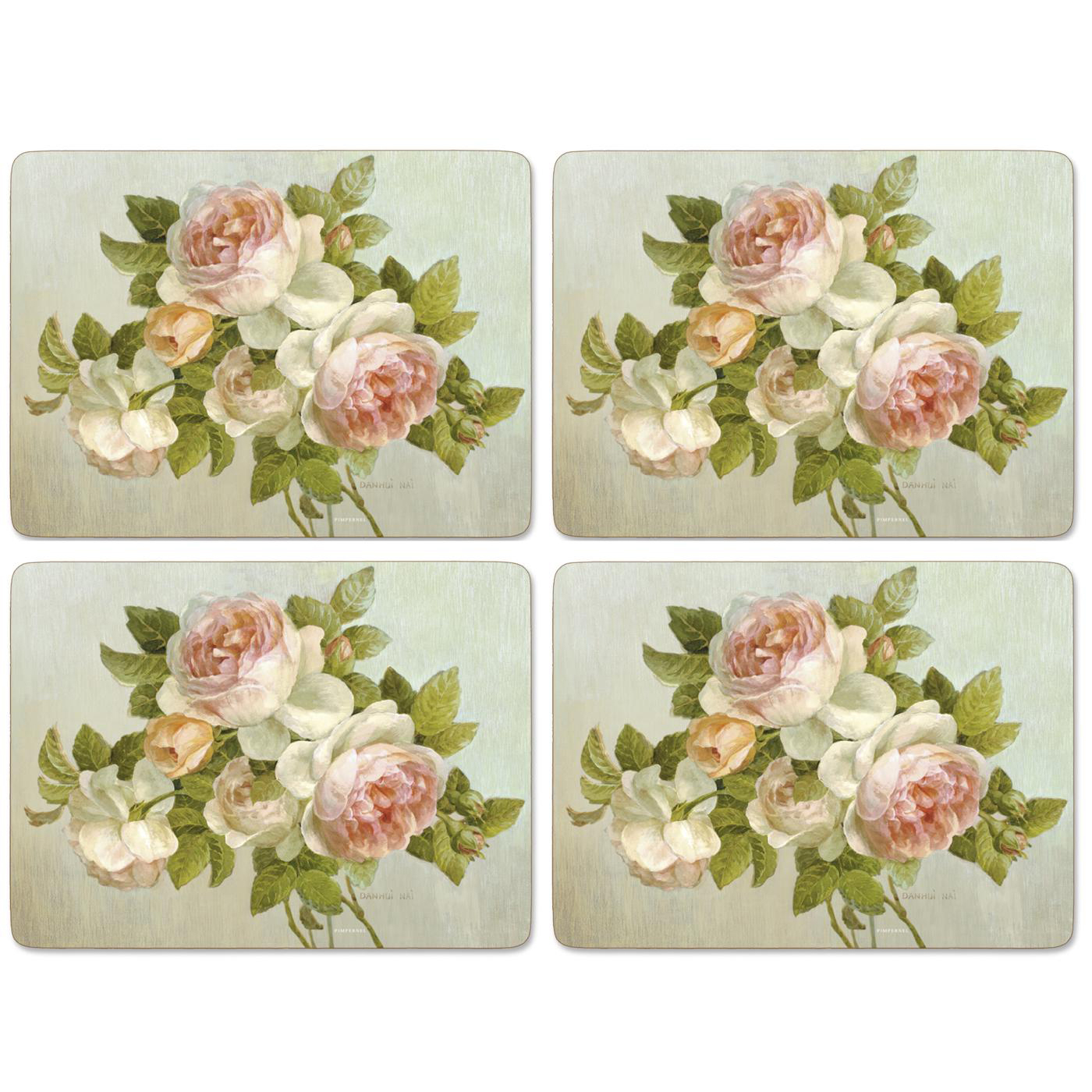 핌퍼넬 앤틱 로즈 테이블매트 4p 세트 26,300원