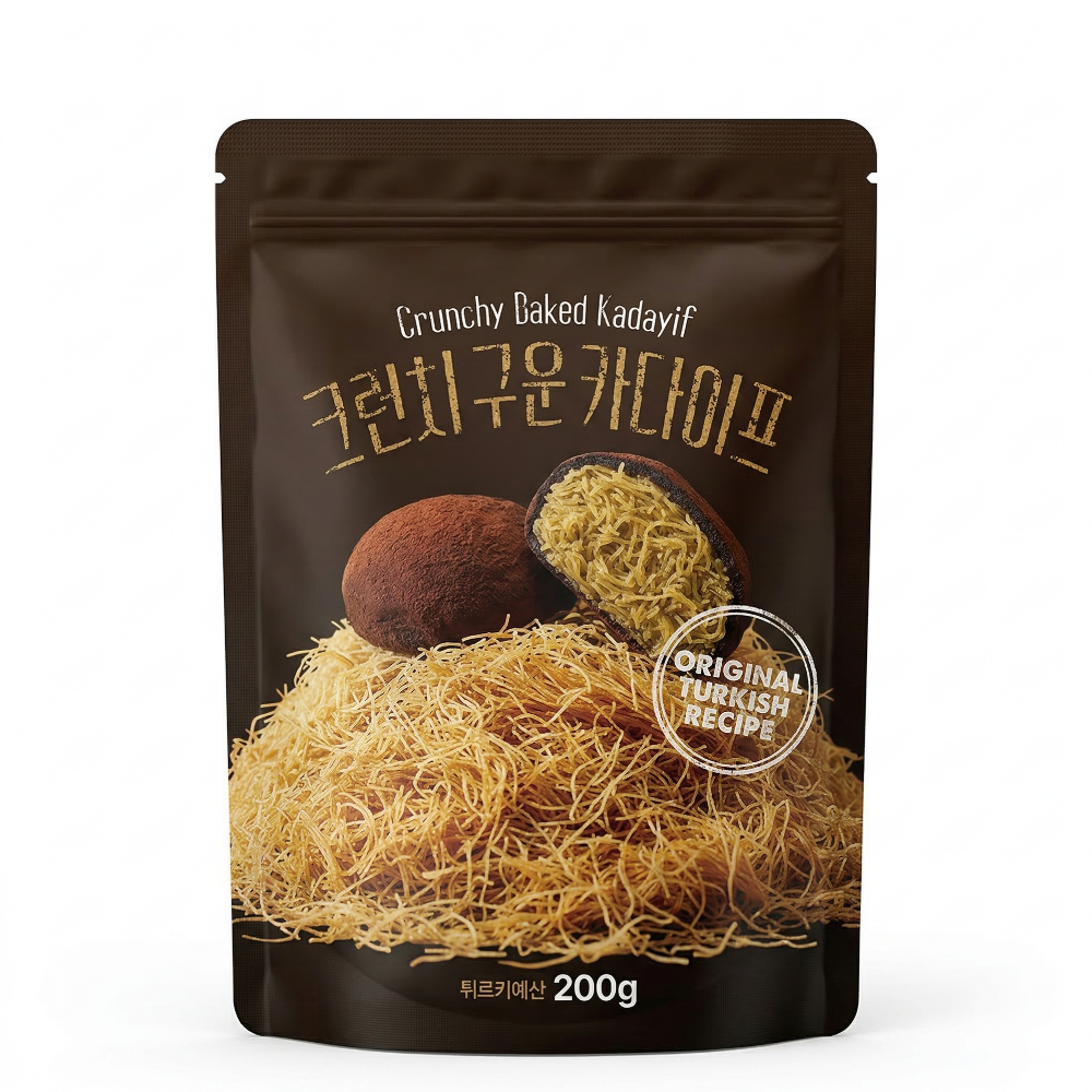 튀르키예산 크런치 구운 볶은 카다이프, 1개, 200g 9,900원