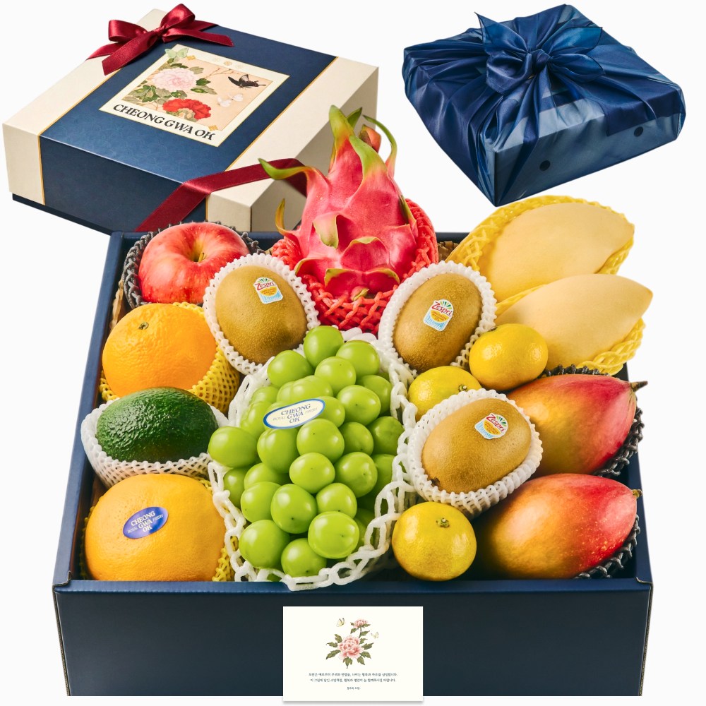 청과옥 실패없는 프리미엄 고당도 혼합 과일선물세트, 1세트 108,000원