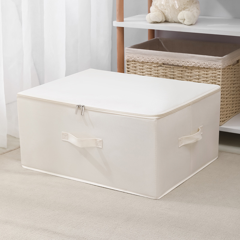 리빙박스 물세탁이 가능한 패브릭 옷 수납 접이식 지퍼 정리함 방진 이불 수납함 23,600원