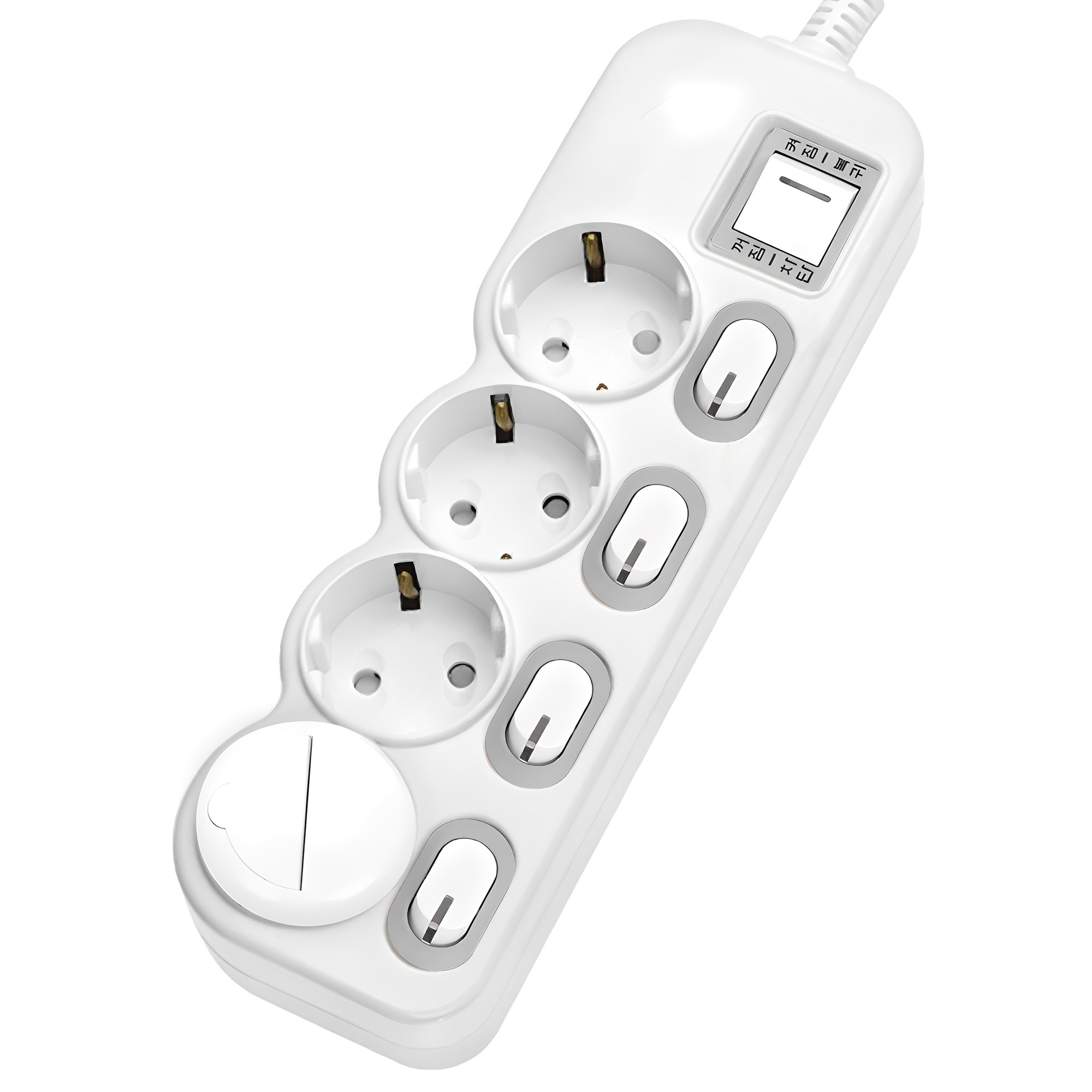 에코파워탭 LED 개별 과부하차단 멀티탭 4구 EPM-L304SS + 안전커버 17,800원