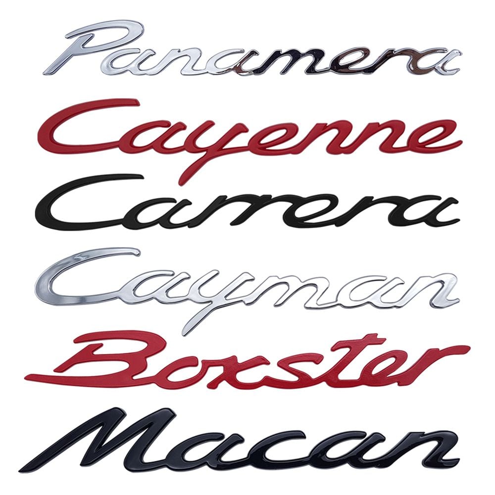 D21 포르쉐 이니셜 엠블럼 스티커 튜닝 자동차 데코 fnv*75742Fy, 마칸 무광블랙 11,700원