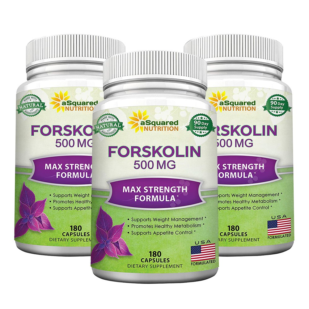 ASquared Nutrition 포스콜린 추출물 500mg Forskolin 180캡슐 203,700원