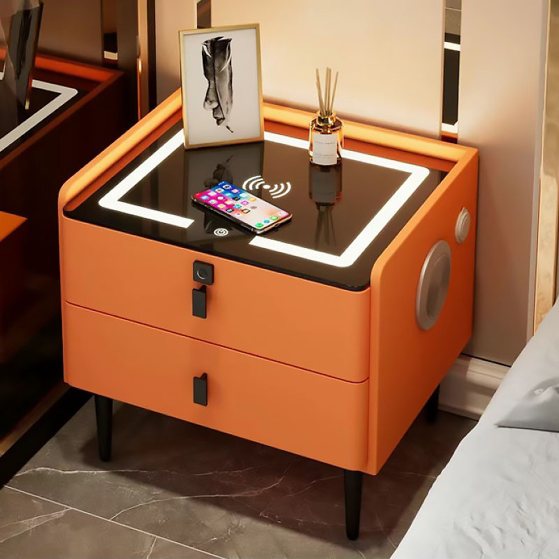 Sunwer 무선충전 블루투스 스피커 스마트 협탁 USB 사이드테이블 LED 센서 119,000원