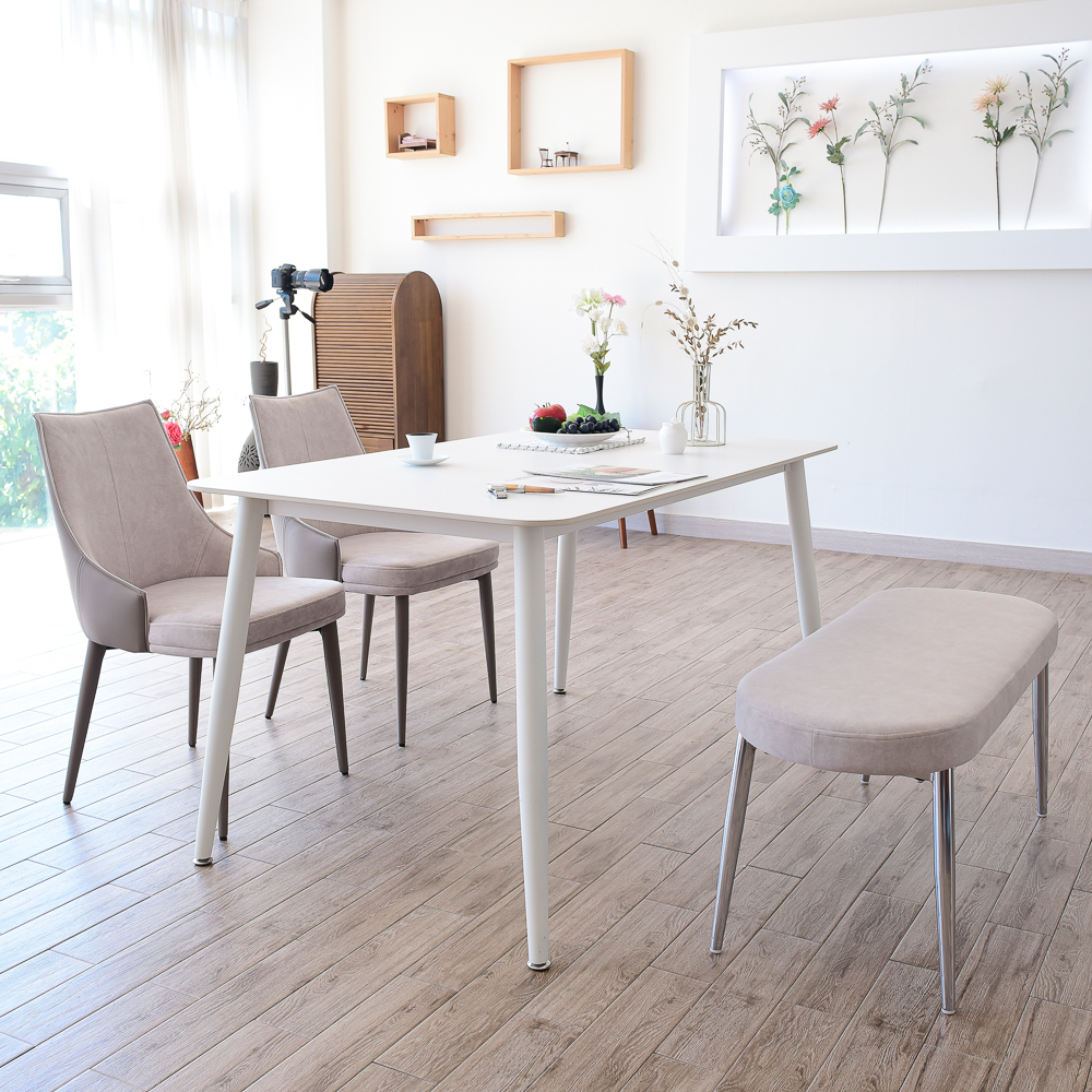 이즈네이처 아이리스 식탁 + 의자2p + 벤치 세트 4인용 방문설치 529,000원