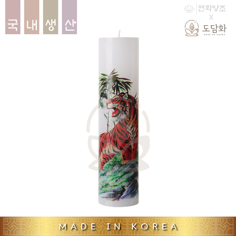 (국내산) 원백 전사지초 7종 기도초 원기둥 불교 법당초 국산양초 165,000원