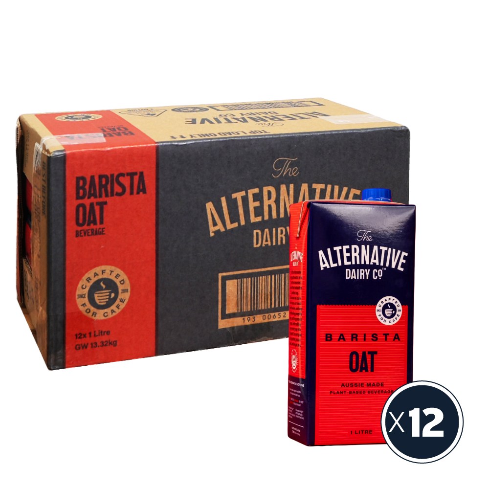 (소비기한 26년 10월 27일) 얼터너티브 데어리 오트 호주 식물성 음료 비건 바리스타 밀크 귀리음료, 12개, 1L 65,000원