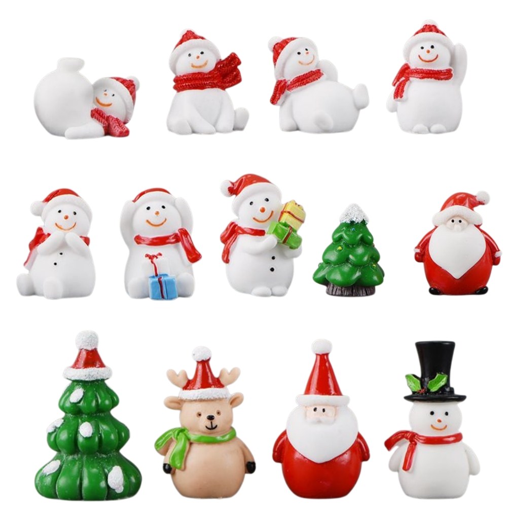 눈사람 산타 트리 13종 세트 크리스마스 장식 미니어처, 1개 11,500원