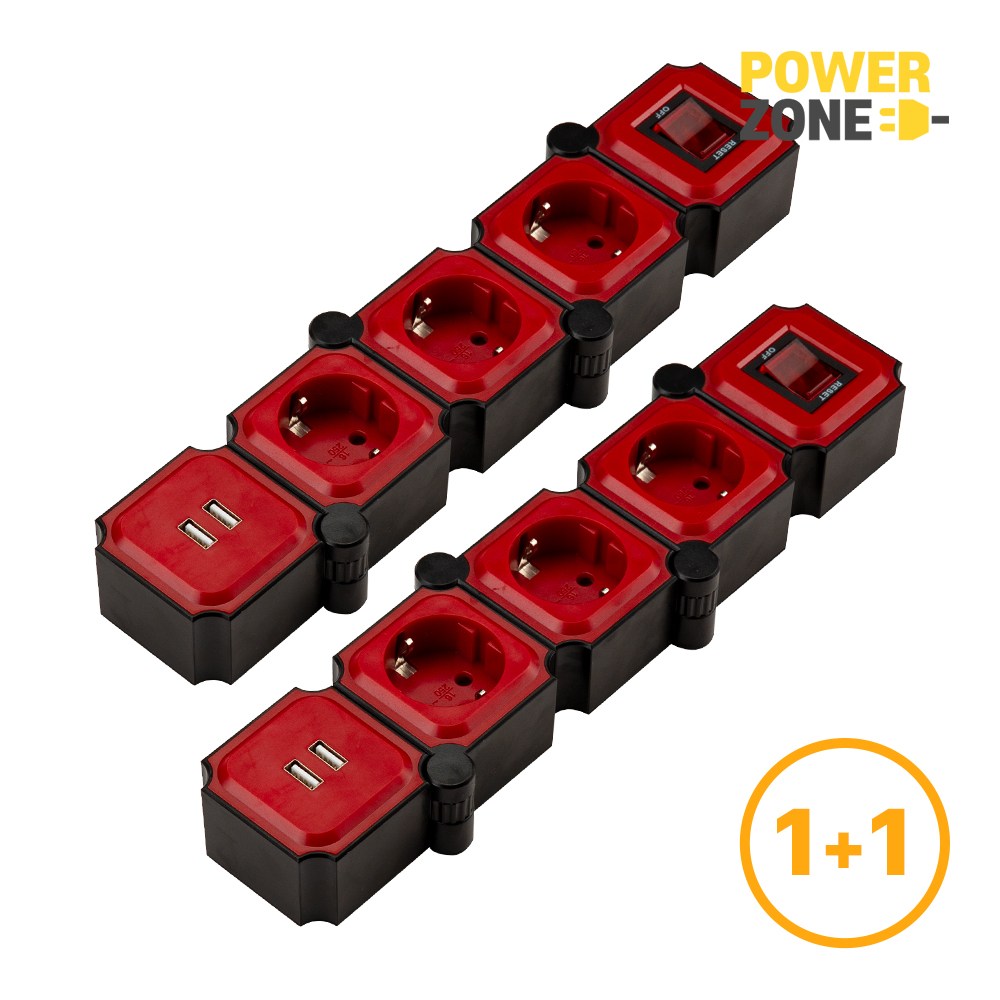 1+1 디자인 멀티탭 요리조리 3구 USB 고용량 멀티탭 52,560원