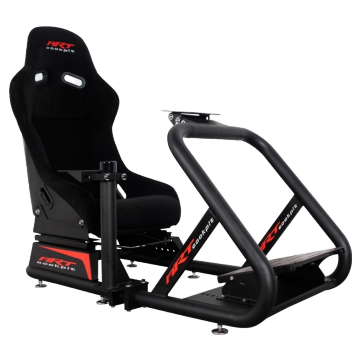 제이프랙 편안한 버킷체어 pc 자동차 게임 컨트롤러 메탈 레이싱휠 거치대 블랙 950,000원