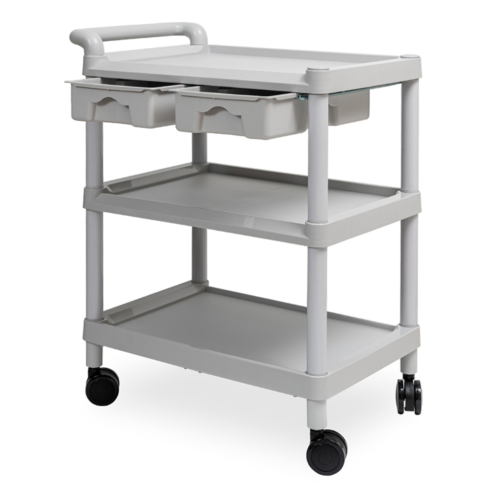 에이블카트 이동식 다용도 서빙카트 대형 AB-G201D, 그레이, 3단 79,900원