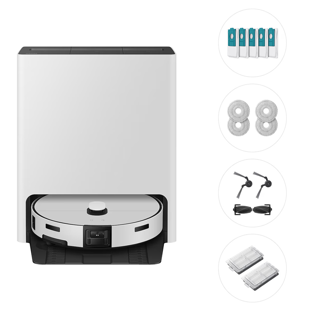 삼성전자 Bespoke AI 스팀 플러스 로봇청소기 + 먼지봉투 + 다회용포 + 브러시 키트 + 모터필터 세트 방문설치 1,759,000원