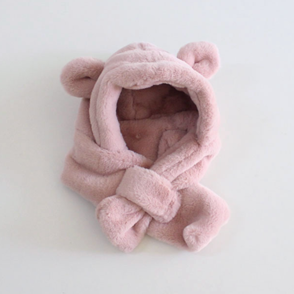 곰돌이 모자 머플러 아기 유아동 세트 일체형 12,900원