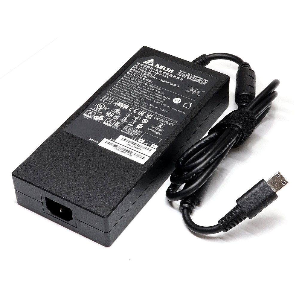MSI 20V 20A 400W 네모팁 AC전원어댑터 ADP-400CB B Titan 18 HX A14VIG CREATOR PRO X18 충전기, 1개 220,000원